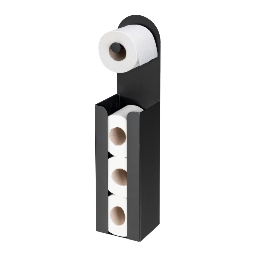 WENKO 26059100 - Držač rolni AGIRA 12x54 cm, crne boje