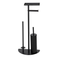 WENKO 26060100 - Set za WC COSENZA 32,5x72 cm crna
