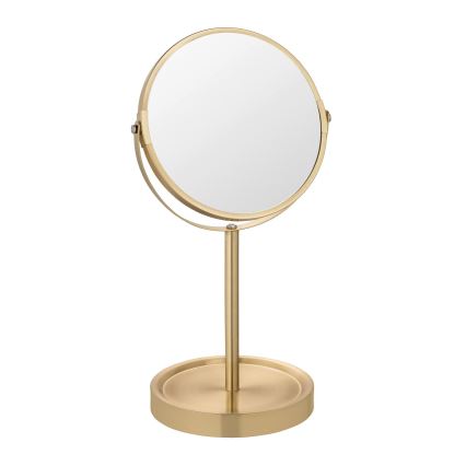 WENKO 26061100 - Ogledalo ALATA 18,5 x 35 cm, zlatno