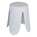 WENKO 26086100 - Stolica COMISO 44,5x46 cm bela