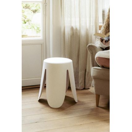 WENKO 26086100 - Stolica COMISO 44,5x46 cm bela
