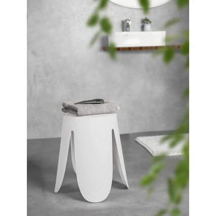 WENKO 26086100 - Stolica COMISO 44,5x46 cm bela