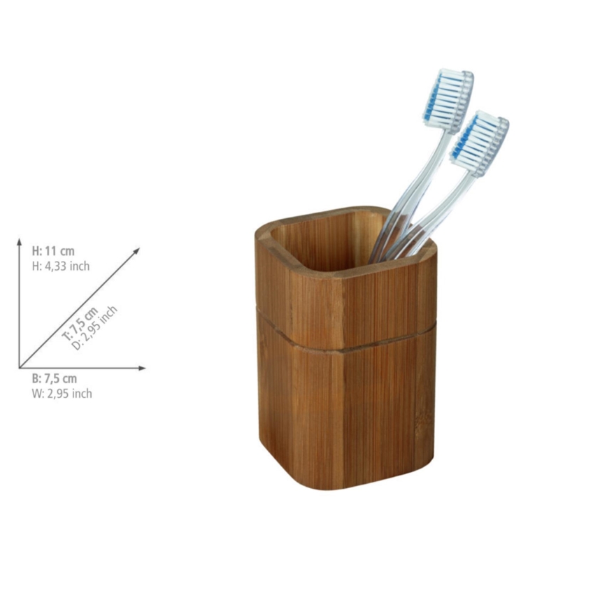 WENKO 26101100 - Držač četkica SERRO 7,5x11 cm braon