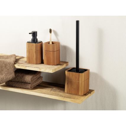 WENKO 26102100 - Dozator tečnog sapuna SERRO 7,5x16,5 cm braon/crna
