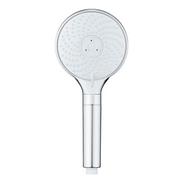 WENKO 26362100 - Glava tuša Sistem za uštedu vode 12x12 cm sjajni hrom/bela