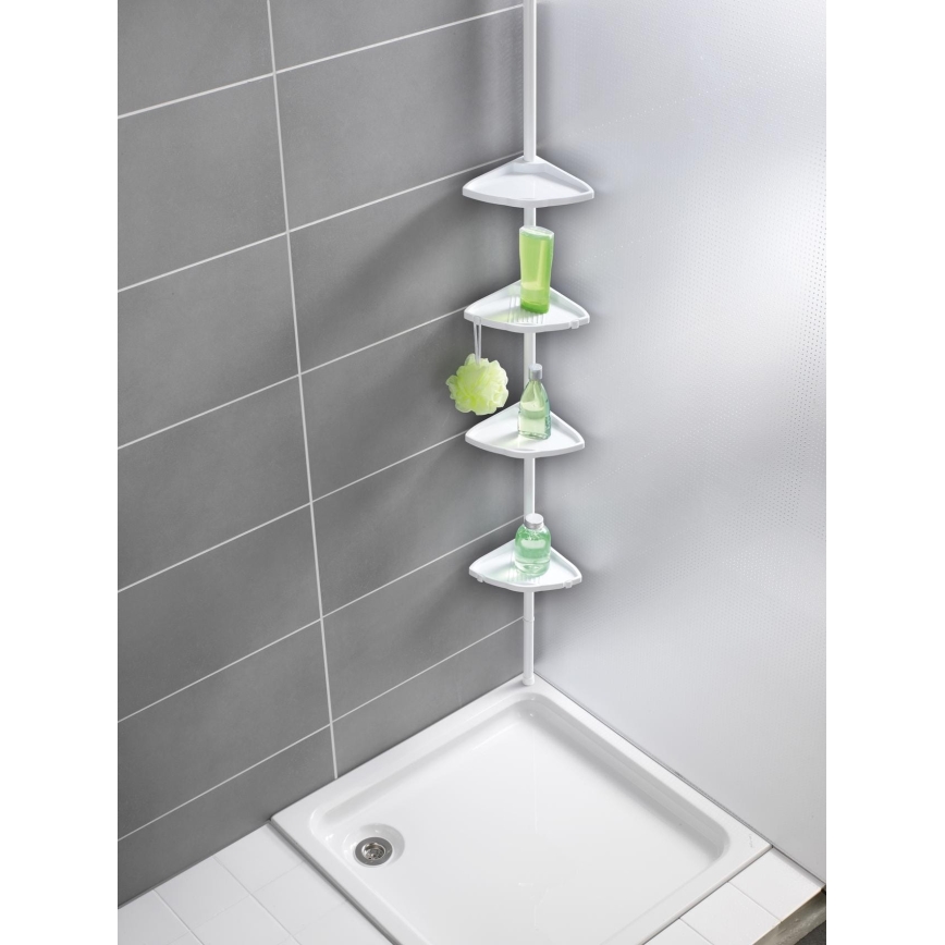 WENKO 3201010100 - Ugaoni element COMPACT 26x195 cm u beloj boji