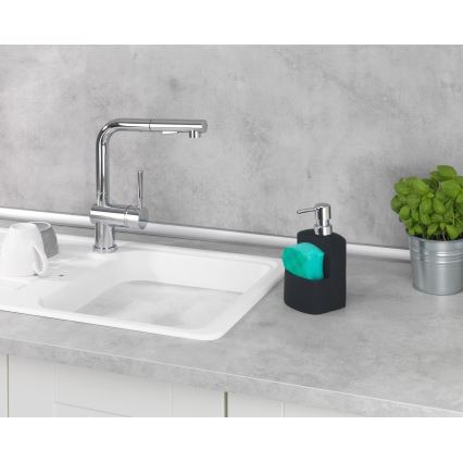 WENKO 3620117800 - Dozator za sapun FESTIVAL 10x18 cm crna