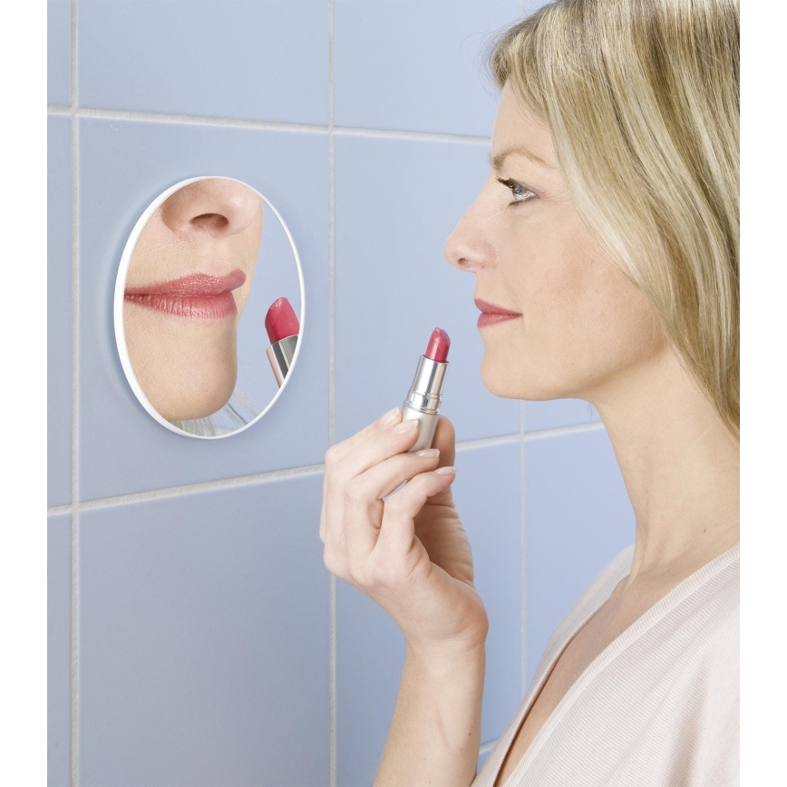 WENKO 3660010100 - Kozmetičko ogledalo 12x12 cm sjajni hrom