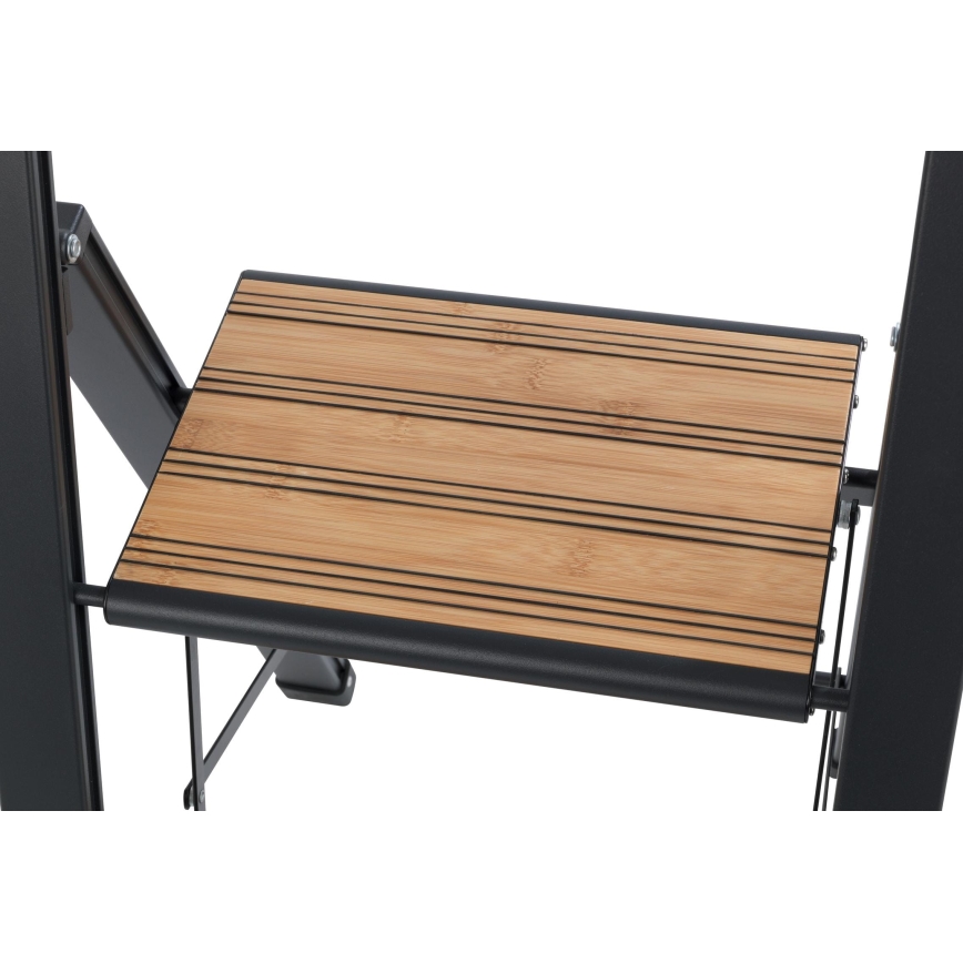 WENKO 50482100 - Merdevine ALU-DESIGN 44x101 cm crne