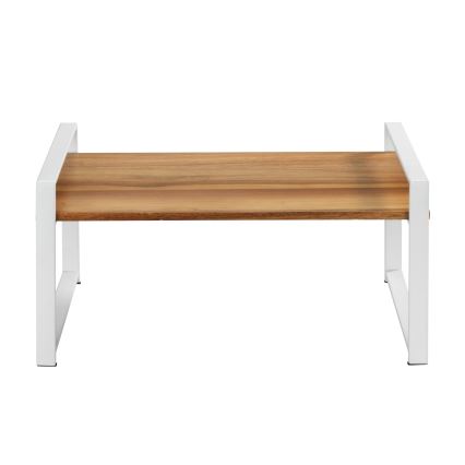 WENKO 53027100 - Polica LOUISA 40x20 cm bela/smeđa