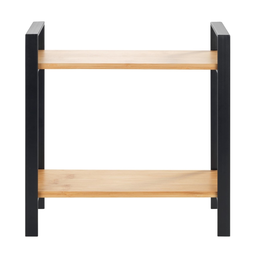 WENKO 53029100 - Polica LOU 32x33 cm crna/braon