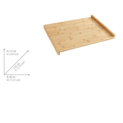 WENKO 53033100 - Daska za sečenje 45x35 cm, braon