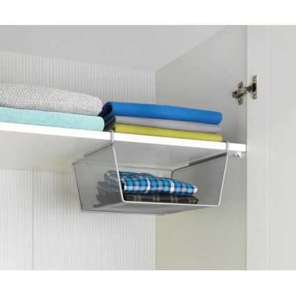 WENKO 53142100 - Srebrni koš 27,5x28 cm