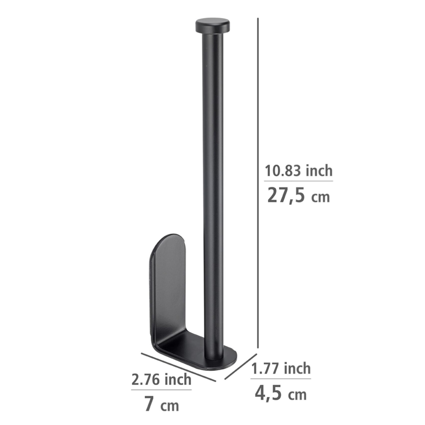 WENKO 53214100 - Držač role NIO 27,5x7 cm crna
