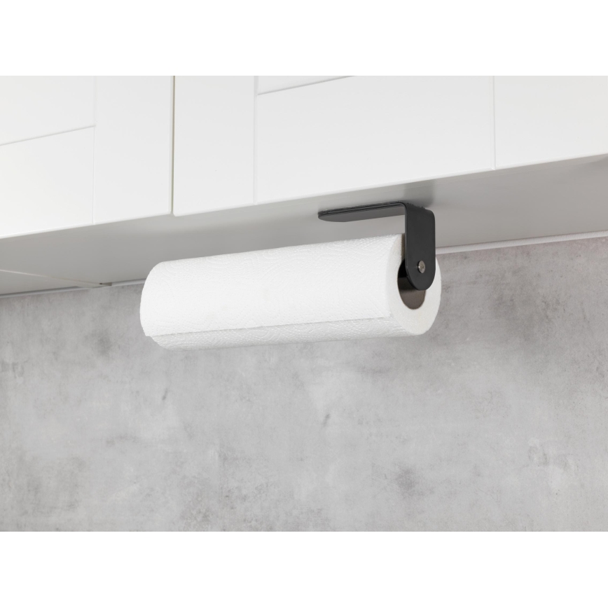 WENKO 53214100 - Držač role NIO 27,5x7 cm crna