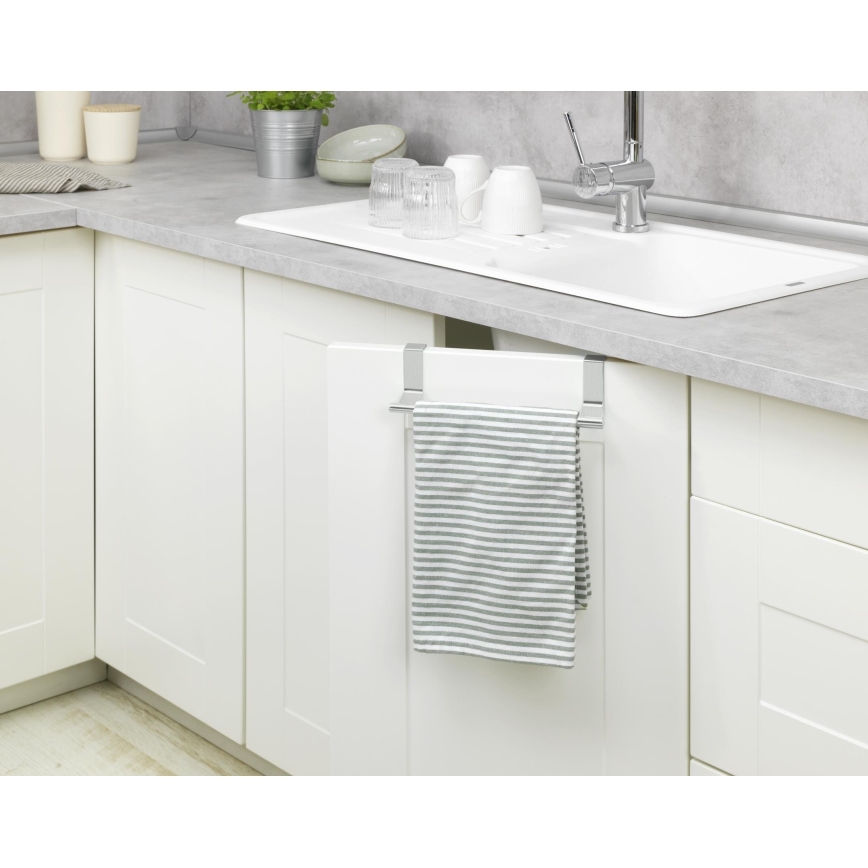 WENKO 53245100 - Držač za peškire TELESCOPE 7x6 cm srebrna/crna