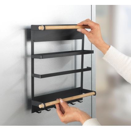 WENKO 54114100 - Organizator MAGNA 33x34 cm crna/braon
