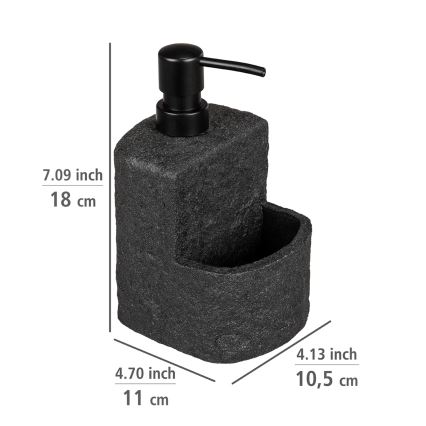 WENKO 54667100 - Dozator sapuna FESTIVAL 10,5x18 cm crna