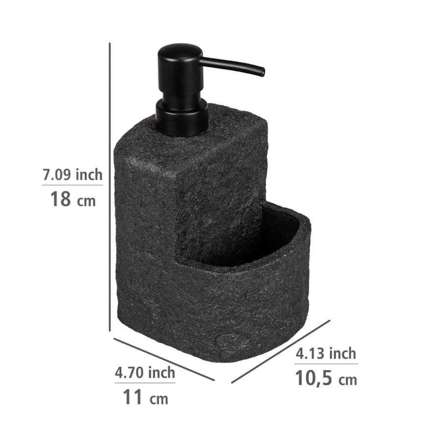 WENKO 54667100 - Dozator sapuna FESTIVAL 10,5x18 cm crna