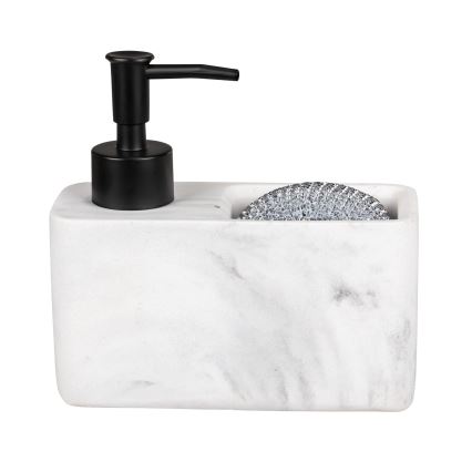 WENKO 54668100 - Dozator sapuna RESA 14,5x14,3 cm beli/crni