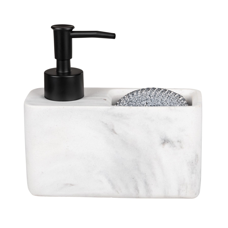 WENKO 54668100 - Dozator sapuna RESA 14,5x14,3 cm beli/crni