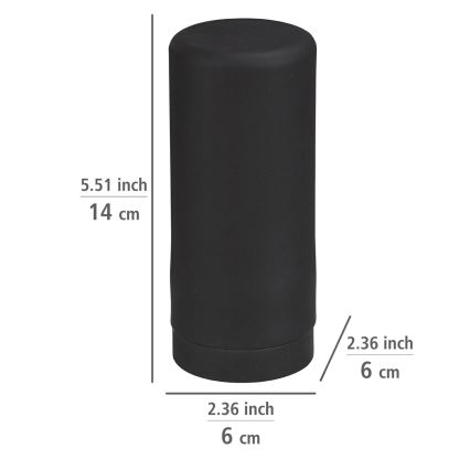 WENKO 54675100 - Dozator sapuna EASY SQUEEZ-E 6x14 cm crni