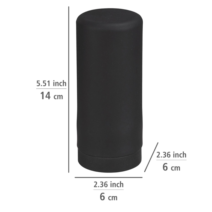 WENKO 54675100 - Dozator sapuna EASY SQUEEZ-E 6x14 cm crni