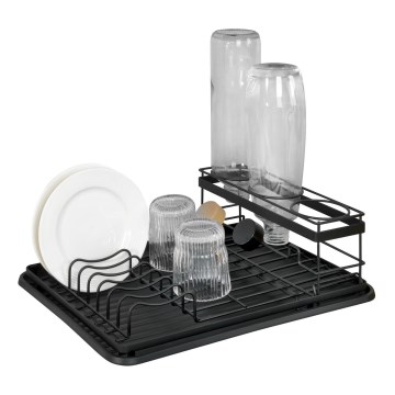WENKO 54798100 - Sušač sudova AMY 42,5x31,5 cm crni
