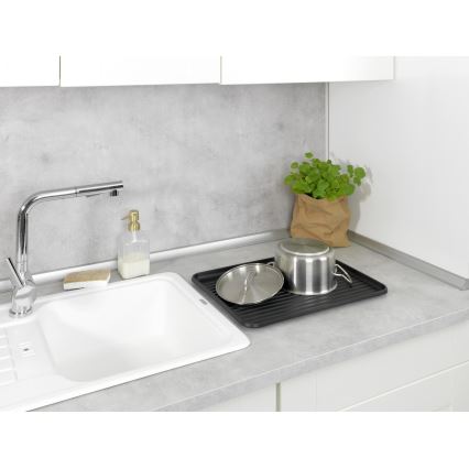 WENKO 54798100 - Sušač sudova AMY 42,5x31,5 cm crni
