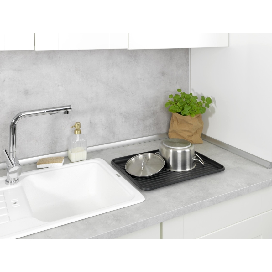 WENKO 54798100 - Sušač sudova AMY 42,5x31,5 cm crni