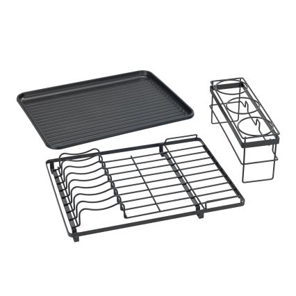 WENKO 54798100 - Sušač sudova AMY 42,5x31,5 cm crni