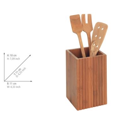 WENKO 54941100 - Sada kuhinjskog pribora, 3 kom, 11x18 cm, braon