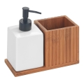 WENKO 54944100 - Dozator sapuna MERA 18,5x17 cm braon