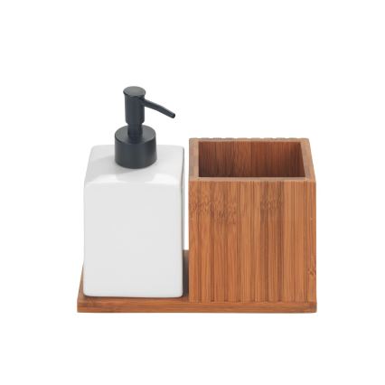 WENKO 54944100 - Dozator sapuna MERA 18,5x17 cm braon
