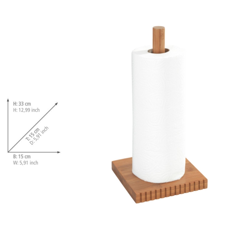 WENKO 54946100 - Držač za rolne MERA 15x33 cm braon