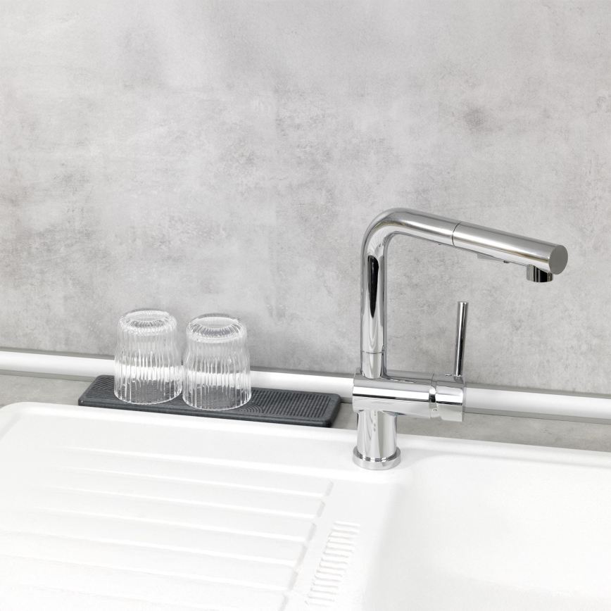 WENKO 54957100 - Podmetač za kapanje DAMON 30x8 cm siva