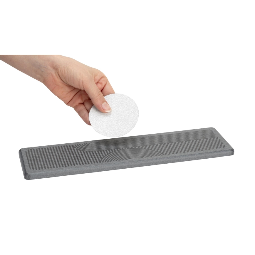 WENKO 54957100 - Podmetač za kapanje DAMON 30x8 cm siva