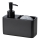 WENKO 55076100 - Dozator za sapun BLACK OUTDOOR KITCHEN 14,5x14,3 cm crna