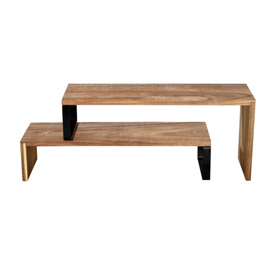 WENKO 55097100 - Polica BLACK OUTDOOR KITCHEN 36x16 cm braon/crna