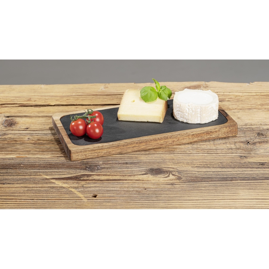 WENKO 55103100 - Daska BLACK OUTDOOR KITCHEN 30x15 cm braon/siva