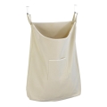 WENKO 62107100 - Korpa za veš CANGURO 52x81 cm bež/srebrna