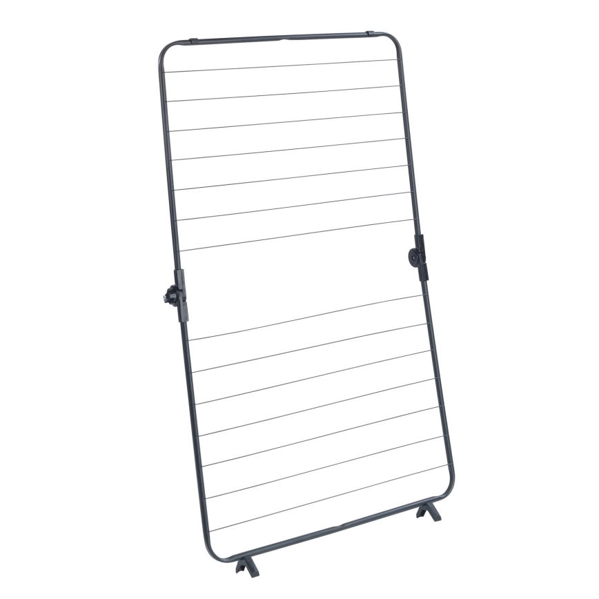 WENKO 63003100 - Stalak za sušenje veša CHAMPION 65x114 cm crni
