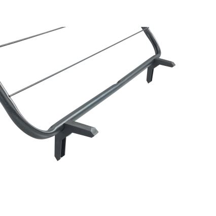 WENKO 63003100 - Stalak za sušenje veša CHAMPION 65x114 cm crni
