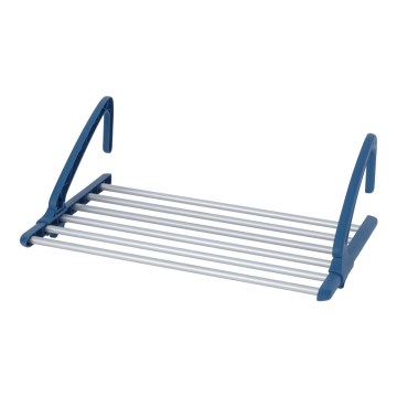 WENKO 63005800 - Sušilica za veš 37,5x21 cm inox/srebrna/plava