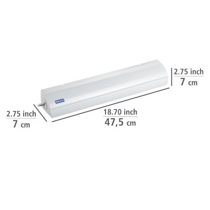 WENKO 63025100 - Sušilica za veš 47,5x7 cm bela