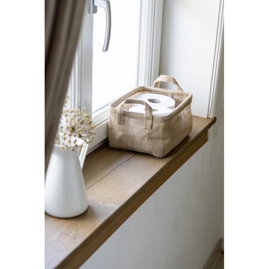 WENKO 64470100 - Koš JUNA 20x15 cm braon