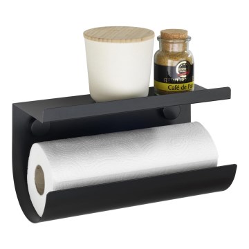 WENKO 71144800 - Držač za rolu JET 30 x 15 cm, crne boje