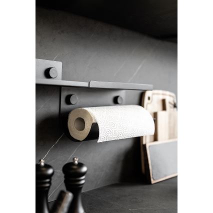 WENKO 71144800 - Držač za rolu JET 30 x 15 cm, crne boje