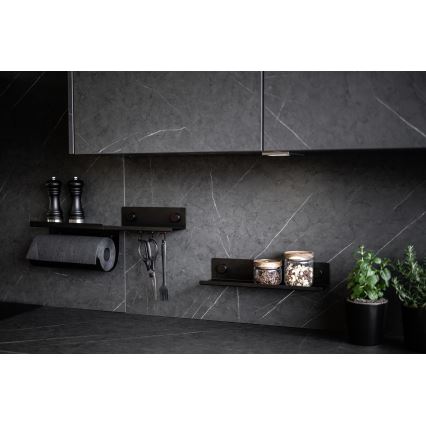 WENKO 71144800 - Držač za rolu JET 30 x 15 cm, crne boje