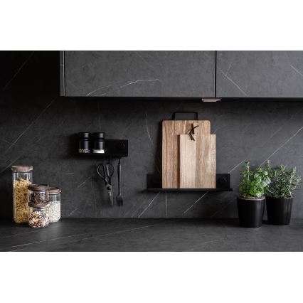WENKO 71145800 - Stalak JET 25x7,5 cm crni